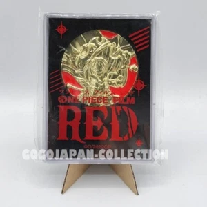 ONE PIECE FILM RED COMMEMORATIVE MEDAL 5cm LUFFY UTA - Picture 1 of 6