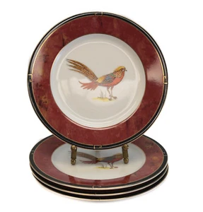 4 Lynn Chase Fine China Porzellan Brot & Butter Teller in asiatischen Ansichten, 1997 - Bild 1 von 3