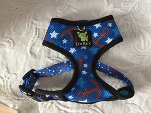 Ecobark mesh no choke nautical design DOG HARNESS Size S NEW - Picture 1 of 4
