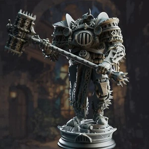 Hadrian Warforged Colossus Fighter Barbarian Paladin Miniature | D&D DnD - Picture 1 of 3