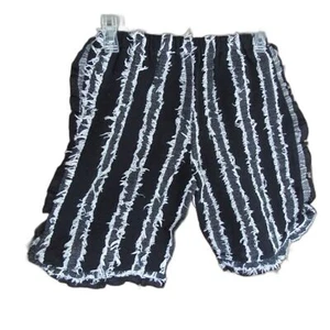 Girls 14y Black and White Dress Shag Shorts Color B Size 14 NOS Vignette Twee - Picture 1 of 16