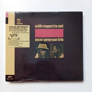 OSCAR PETERSON TRIO – WITH RESPECT TO NAT (1998) CD SEALED REMASTERED REISSUE - Picture 1 of 2