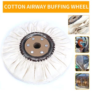 10'' Cotton Airway Polishing Buffing Grinding Wheel 250mm For Rotary Tool 66Ply - Bild 1 von 4