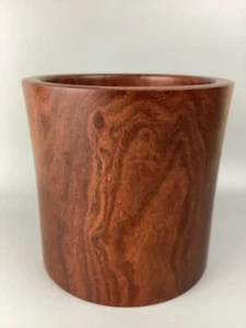 17/18C (9" 6LB) MING/QING DYNASTY, 明末清初黃花梨筆海(9吋6磅) A HUANGHUALI BRUSHPOT - Picture 1 of 11