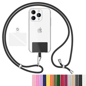 Universal Umhänge Band mit 2 Pads & Karabinerhaken für Handy Hülle Cover Case - Bild 1 von 76