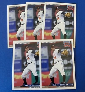 JIM JOHNSON 5 card lot 2006 Grandstand Eastern League Top Prospects - Picture 1 of 1