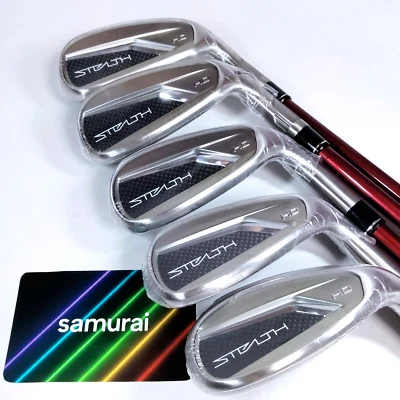 TaylorMade Stealth 2 HD Women's Iron Set 7-SW Tensei Red TM40 Flex A 2023 New - Image 1 of 4