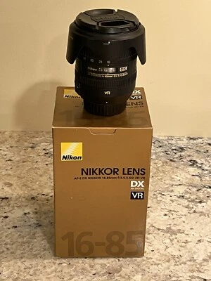 Nikon NIKKOR 16-85mm f/3.5-5.6 DX G SWM AF-S VR IF M/A ED Lens - Image 1 of 3