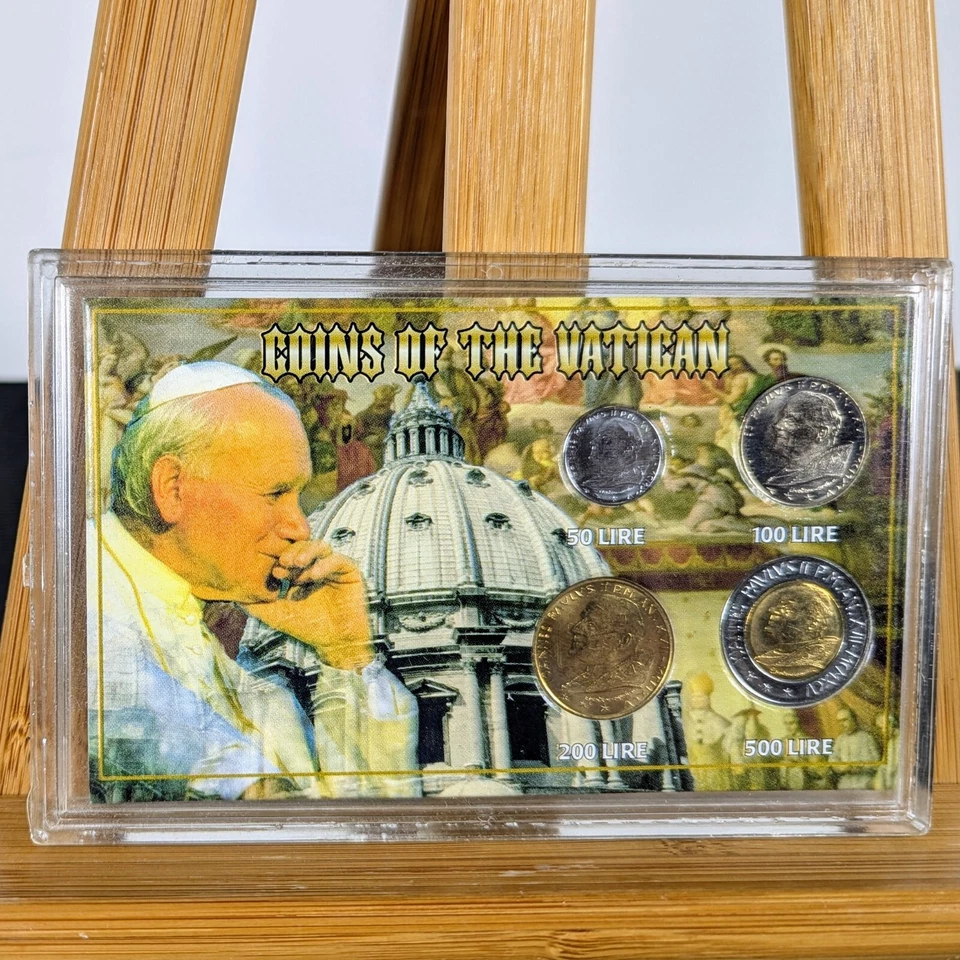 Coins of the Vatican 1996 SSCA Lire Coin Set IN PLASTIC-MINT Condition Authentic - Image 1 of 4