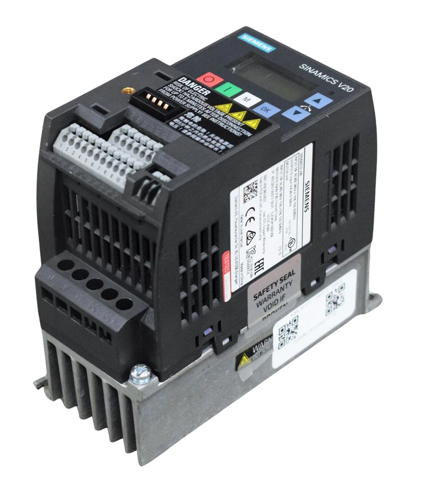 Siemens SINAMICS V20 Umrichter - Schwarz (6SL3210-5BB17-5BV1)