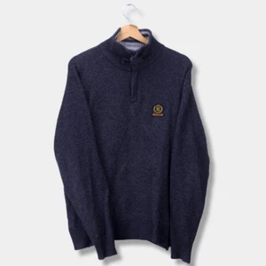 Henri Lloyd Vintage Wool Jumper Pullover Grey Mens S Small Cashmere England - Picture 1 of 4