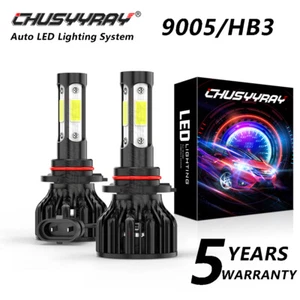 9005 HB3 LED Headlight Bulbs Kit for KIA Sportage 2017-2019 High&Low Beam 2 Pack - Picture 1 of 14