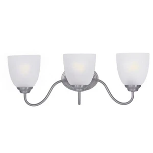 Maxim Stefan 3-Light Bath Vanity Light, Modern Bathroom Lighting Fixture - Picture 1 of 2