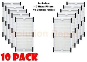 10 Pack Hepa + Carbon Filters For Idylis C IAP-10-200 IAP-10-280, Part IAF-H-100 - Picture 1 of 3