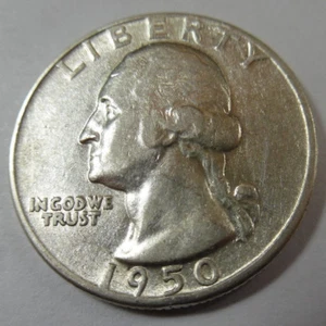 1950 Washington Quarter 300G10 - Picture 1 of 2