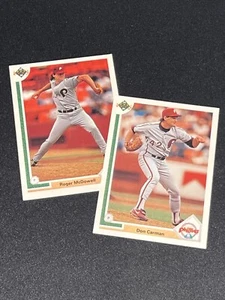 1991 Upper Deck Card Lot #288 Don Carman & #406 Roger McDowell - Phillies - Bild 1 von 5