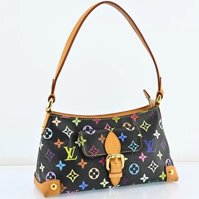 Auténtico Bolso de Hombro LOUIS VUITTON Multicolor Eliza Blanc M40099 Negro P4125JA704 Foto 1 de 4
