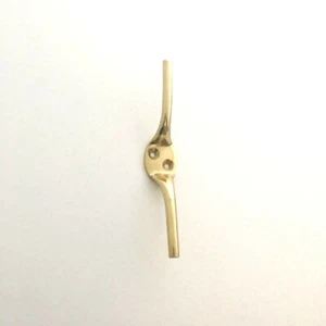 Qty 5 ganchos botín de latón pulido liso persianas venecianas cortina persianas - 4" - Imagen 1 de 2