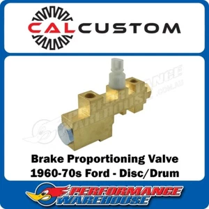 Brass Brake Proportioning Valve, 1960-70s Ford, Suit Disc/Drum - Mustang Falcon - Picture 1 of 4