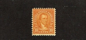 1926-8 U.S. Classic 10c Orange  Monroe  ROTARY p.11 x 10 1/2 Sc#642 M/VLH/OG * - Picture 1 of 1