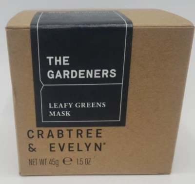 Mascarilla facial Crabtree & Evelyn The Gardeners verde hoja 1,5 OZ/45 g superalimento nueva en caja Foto 1 de 3