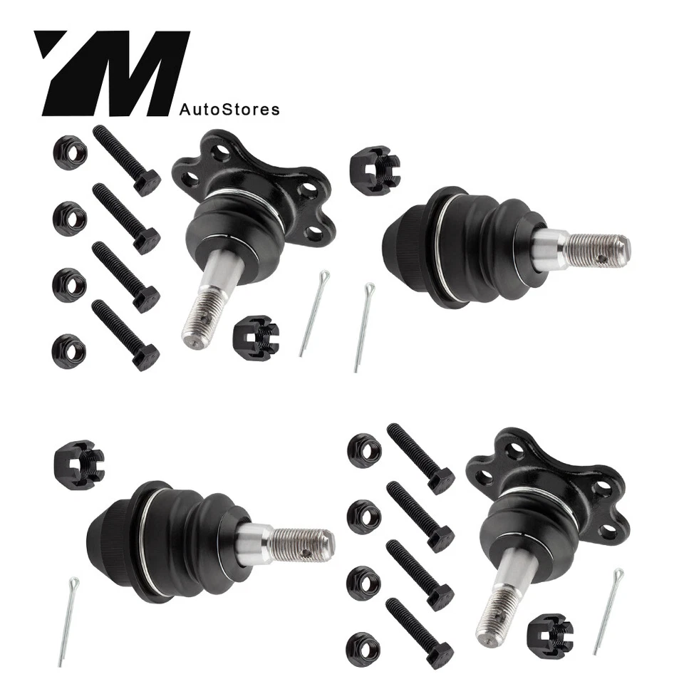 4PCS Suspension Ball Joint Set For Chevy GMC K2500 K1500 Tahoe Suburban 4wd Foto 1 de 4