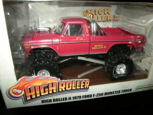 1:43 Greenlight Ford F-250 Monster Truck High Roller II 1979 in OVP - Picture 1 of 1