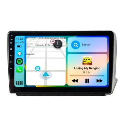 Autoradio Android per Peugeot 208/2008 -Octacore 4GB ram 64GB rom -Telecamera - Immagine 1 di 4