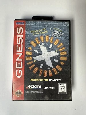 Vintage Revolution X (Sega Genesis, 1994) Complete Game, Box, Instructions - Image 1 of 2