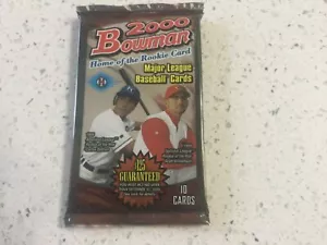 2000 BOWMAN MLB BASEBALL HOBBY PACK .BARRY ZITO ROOKIE NEW SEALED - Picture 1 of 4