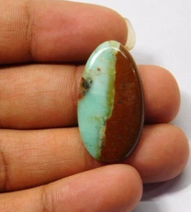 Piedra preciosa crisoprasa suelta cabujón bio crisoprasa para joyería 16 quilates ME-8325 - Imagen 1 de 4