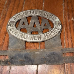 Topper targa vintage AAA Automobile Club of Central New Jersey - Foto 1 di 7