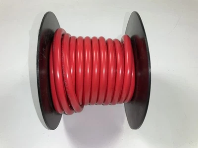 Deka 04642 4 Gauge Battery Cable Spool, Red 25' Long - Image 1 of 3