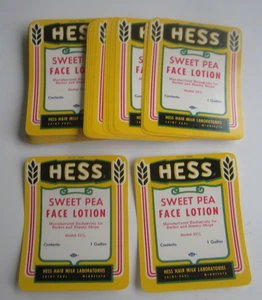 Wholesale Lot of 100 Old Vintage 1950's - HESS - SWEET PEA Face Lotion  - Labels - Picture 1 of 1