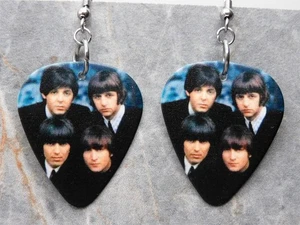 The Beatles Guitar Pick Earrings - Picture 1 of 6