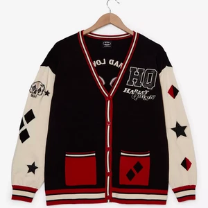 DC Comics Batman Harley Quinn Mad Love Cardigan, Harley Quinn Sweater - Medium - Picture 1 of 6