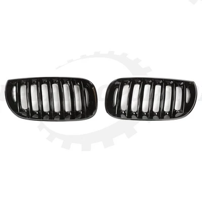 Parrilla central de parachoques delantero negro brillante para BMW E83 X3 2004-2006 Foto 1 de 4