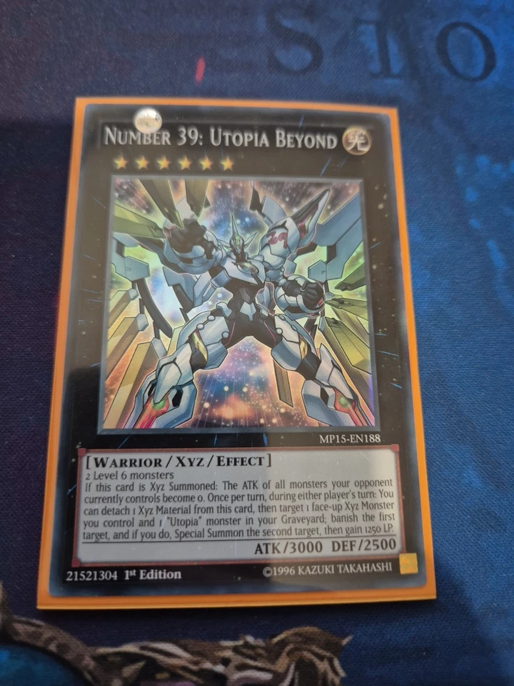 MP15-EN188 Number 39: Utopia Beyond Super Rare 1st Edition YuGiOh Card - Image 1 of 1