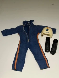 Vintage Action Man VAM Palitoy Hubschrauber Pilot Uniform blau - Bild 1 von 3