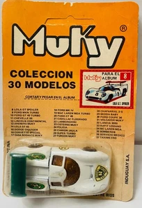 Muky Toys Lola GT70 Spoiler Hot Wheels mold Argentina nice white GT70 - Picture 1 of 4