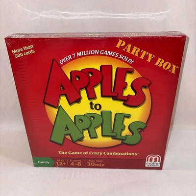 Mattel Games Apples To Apples Party Box Game of Crazy Combinations Family New - Image 1 of 4