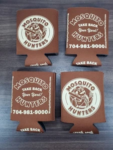 Menge 4 Moskito Hunters Nehmen Sie Ihren Garten zurück Dose Koozie Bier Soda Charlotte NC - Bild 1 von 7