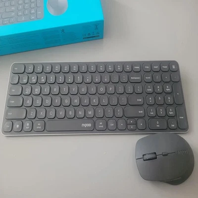 Rapoo 9010M Wireless Keyboard & Mouse Combo — Multi-Device, Bluetooth 5.0 / 2.4 Foto 1 de 4