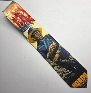 John Wayne Hondo Krawatte - Ralph Marlin (2003) lizenzierte Warner Bros Westernkrawatte - Bild 1 von 6