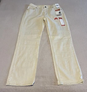 NWT Lee Relaxed Fit Straight Leg High Rise Size 16M Sandstone Instantly Slims - Picture 1 of 11