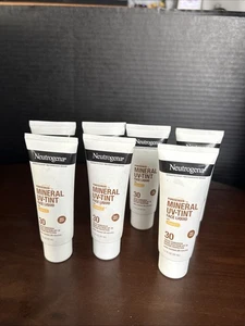 Neutrogena Mineral UV Tint Face Liquid SPF 30 Sunscreen Light 1.1 Oz 7 Tubes - Picture 1 of 1
