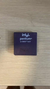 Vintage Intel Pentium MMX SL27K 166MHz CPU Rare Collector’s Processor 1990s - Picture 1 of 1