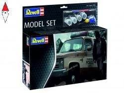 REVELL 1/25 MODEL SET JIM HOPPERS CHEVY BLAZER K5: STRANGER THINGS - Immagine 1 di 2