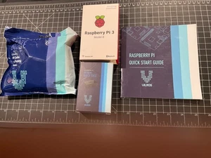 Raspberry Pi 3 with Vilros accessory bundle, Premium black case, and quick start - Picture 1 of 3