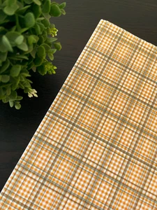 FALL PLAID Design Tissue Paper Sheets Choose Size & Package Amount - Picture 1 of 5